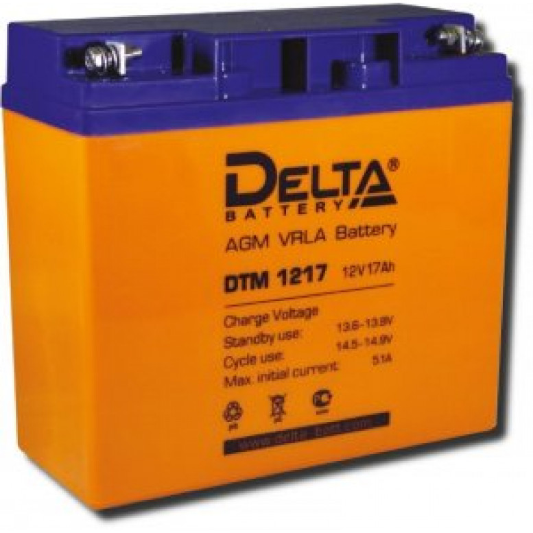 Аккумуляторная батарея Delta DTM 1217 12V 17Ah