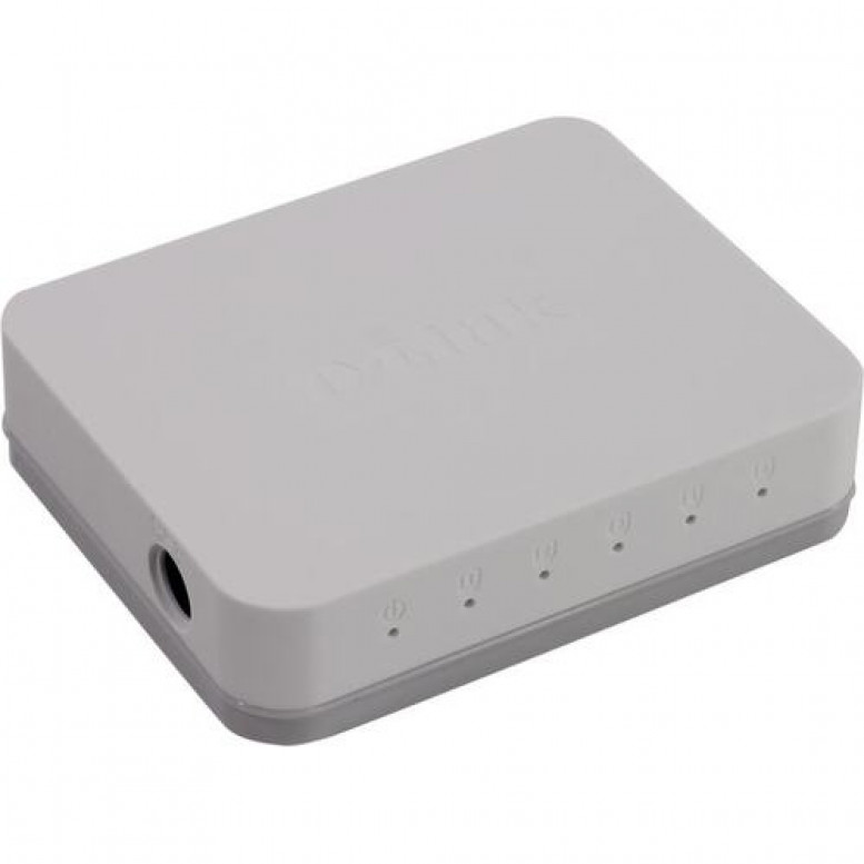 Сетевой концентратор D-Link DGS-1005A Неуправляемый коммутатор с 5 портами 10/100/1000Base-T, функцией энергосбережения и поддержкой QoS