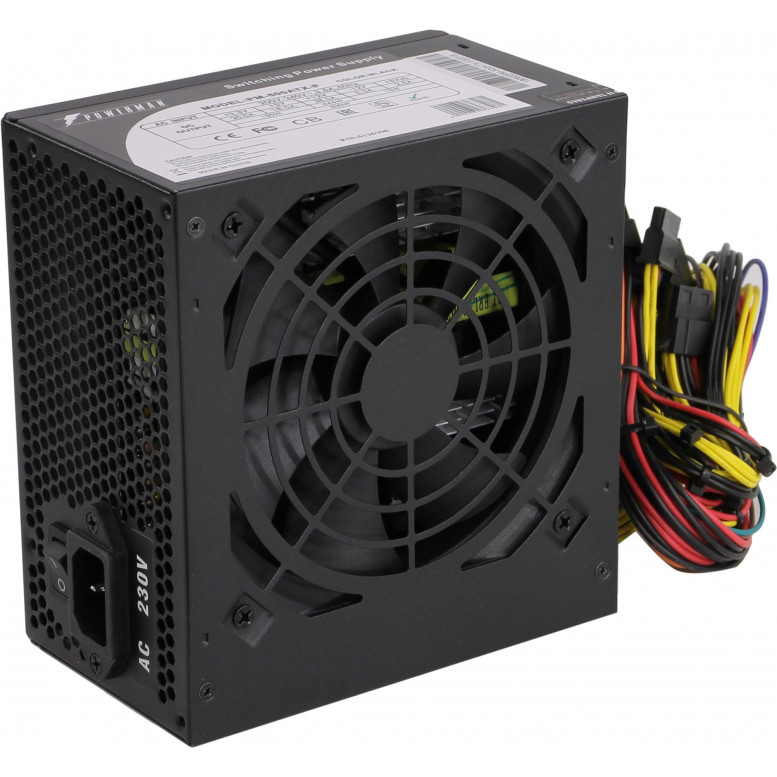Блок питания Powerman PM-500ATX-F-BL (6136308) 500 Вт (размер вентилятора 120мм)