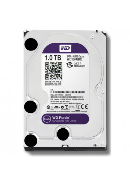 Жесткий диск WD WD10PURZ 3.5" 1 Тб, 5400 об/мин, 64 Мб