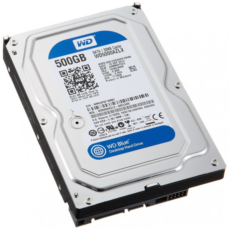 Жесткий диск WD WD5000AZLX 3.5" 500 Гб, 7200 об/мин, 32 Мб