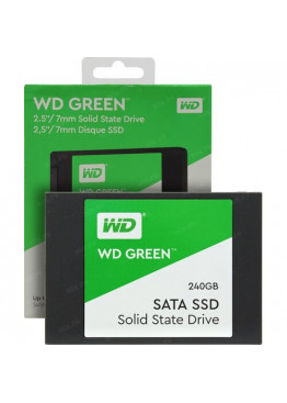 Жесткий диск SSD WD WDS240G2G0A 240 Гб, 2.5", SATA III