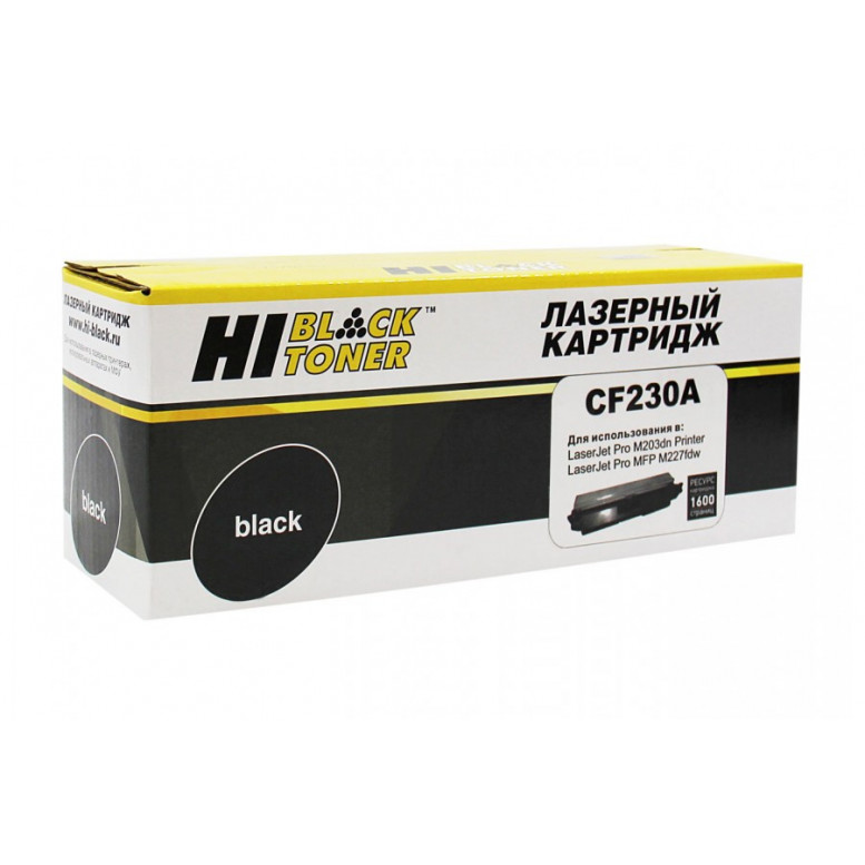 Картридж Hi-Black HP CF230A для LJ Pro M203/MFP M227, 1,6K (с чипом)