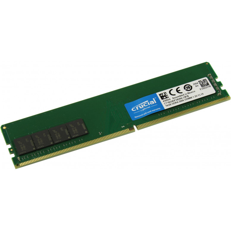 Модуль памяти Crucial <CT16G4DFS8266> DDR4 DIMM 16Gb <PC4-21300> CL19
