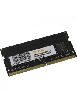 Модуль памяти QUMO SODIMM DDR4  4Gb  2400MHz  PC19200  QUM4S-4G2400C16 (21960)