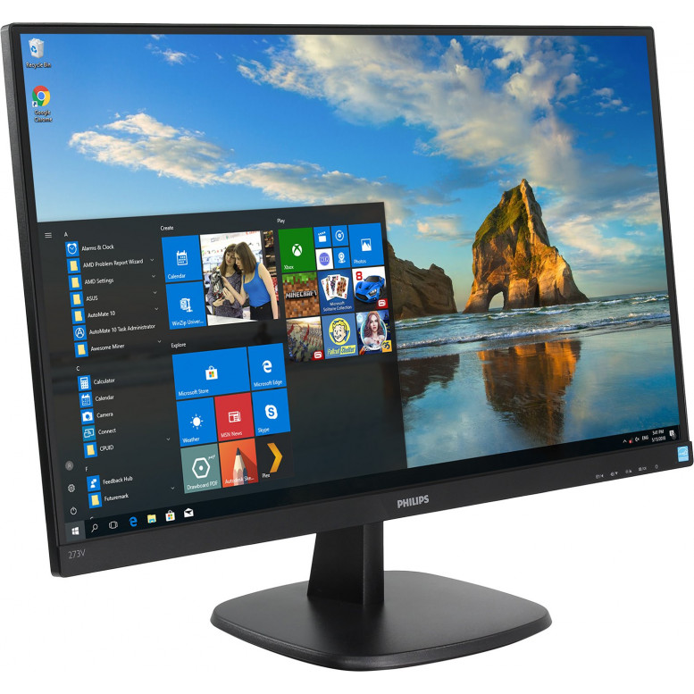 Монитор Philips 27" 273V7QSB /00(01)   IPS, D-SUB, DVI