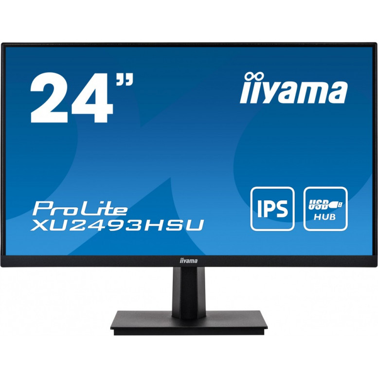 Монитор Iiyama 23.8" XU2493HSU-B1   IPS, D-SUB, HDMI, Display Port, MM