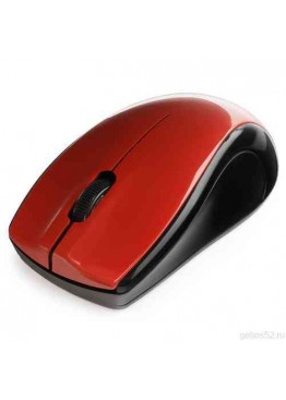 Мышь компьютерная Gembird MUSW-320-R, беспров. красный, 3кн, 1000DPI, блистер