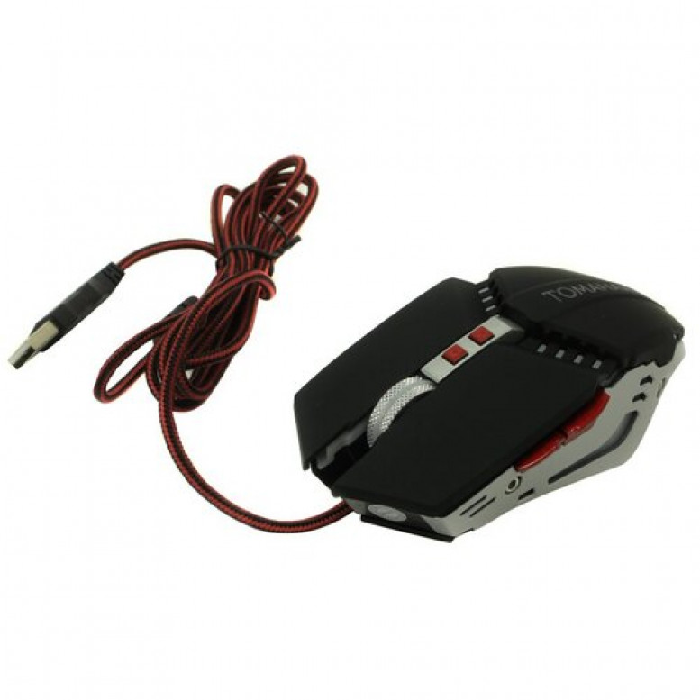 Мышь Oklick 999G TOMAHAWK черный оптическая (3200dpi) USB (8but)