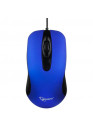 Мышь компьютерная Gembird MOP-400-B USB, темно-синий, бесшумный клик, soft-touch, 2кн., 1000DPI, блистер