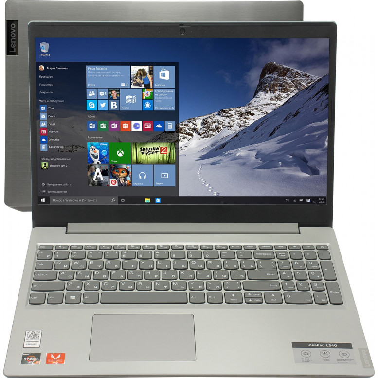 Ноутбук Lenovo IdeaPad L340-15API (81LW005MRU) grey 15.6" HD Ryzen 5 3500U/8Gb/256Gb SSD/Vega 8/W10