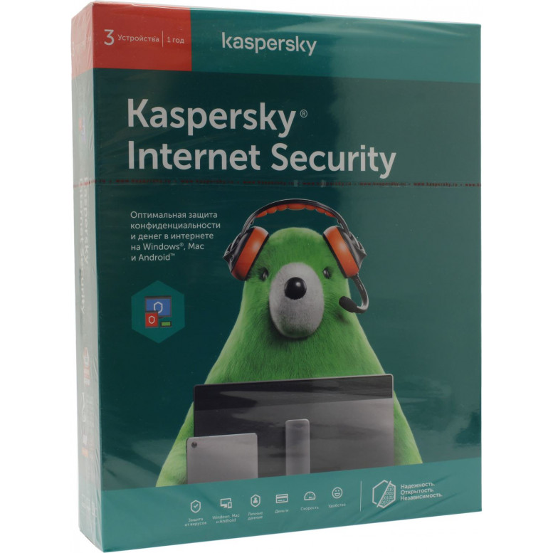 Антивирусное ПО KL1941ROCFR Антивирус Касперского Internet Security Multi-Device Russian Edition. 3-Device 1 year Renewal Card  KL1941ROCFR